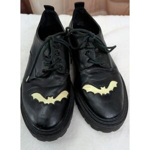 Hot Topic Glow In The Dark Bat Oxford Shoes